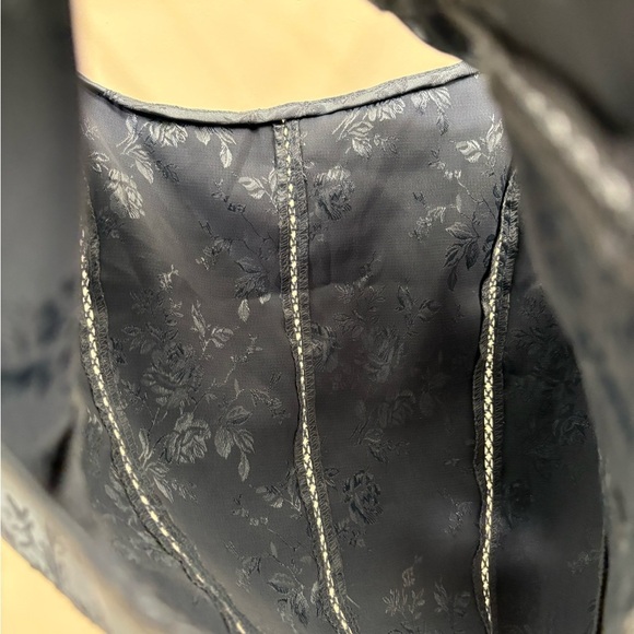 Y2K Victoria’s Secret Cropped Brocade Corset Style Cami Top Size Medium - Picture 7 of 8